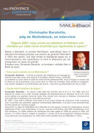 Christophe Baralotto, pdg de Mailinblack, en interview