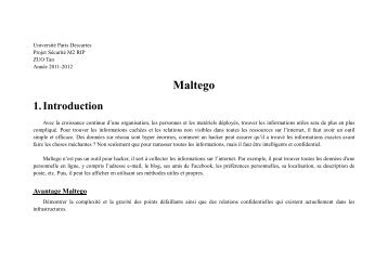 Projet Security_ Mal.. - Master 2 RIP - Free