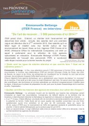 Emmanuelle Bellange (ITER France) - Provence Promotion
