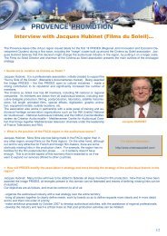 Interview with Jacques Hubinet (Films du Soleil)â¦ - Provence ...