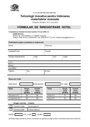 formular de înregistrare hotel