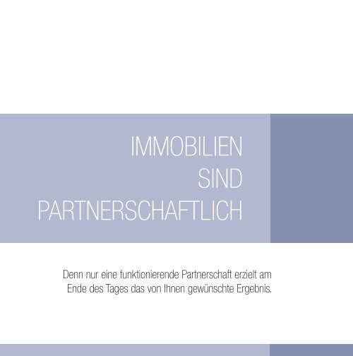 IHRE IMMOBILIEN. UNSERE GEDANKEN.