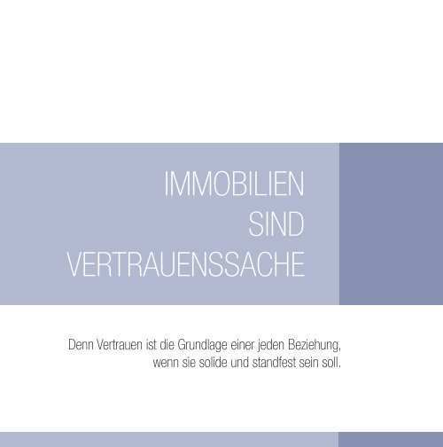 IHRE IMMOBILIEN. UNSERE GEDANKEN.