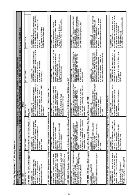 PRELIMINARY PROGRAMME