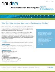 Hadoop - Cloudera Blog