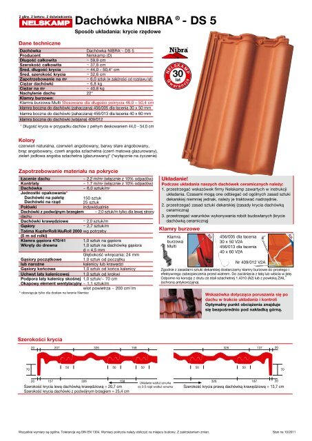 Dachówka NIBRA®- DS 5 - Nelskamp