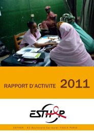 Le rapport d'activitÃ© 2011 - Esther