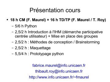 python rapide - Fabrice Maurel