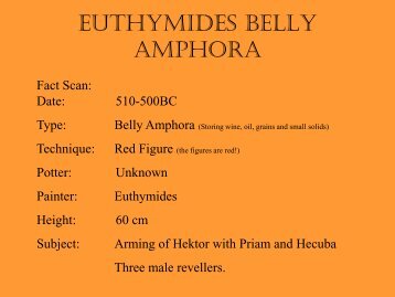 Euthymides Belly Amphora