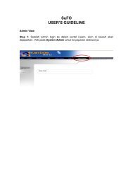 SuFO USER'S GUIDELINE - i-Learn Portal â UiTM e-Learning Portal