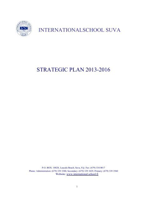 Thomas Van der Wielen - Head of School - International School Suva