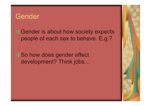 Social and Emotional factors that can affect development