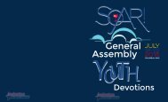 SOAR General Assembly Youth Devotions