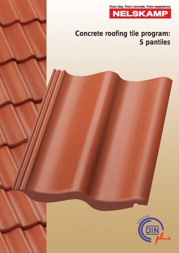 Concrete roofing tile program: S pantiles - Nelskamp