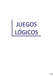 JUEGOS LÓGICOS