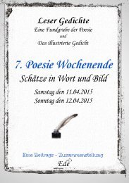 7. Poesie Wochenende