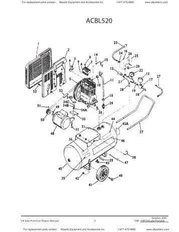 Illustrated Parts Diagram - Allparts Equipment & Accessories
