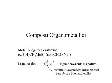 Composti Organometallici - ITIS E. Divini