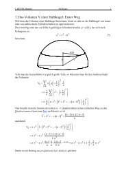 Kugelberechnung - mathematik-meyer.de