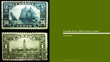 Canada Stamps • Early 20th Century, Used
