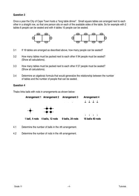 Grade 11 Tutorials - Maths Excellence