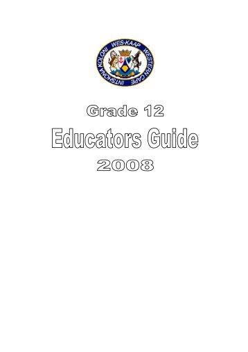 Gr 12 Educators Guide - Maths Excellence