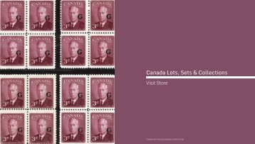 Canada Stamps • Lots, Sets & Collections