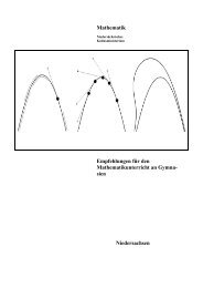 Empfehlungen zum Mathematikunterricht - Dr. Jörg Meyer