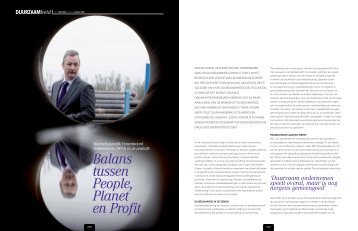 Artikel 'Balans tussen People, Planet en Profit' - Berenschot