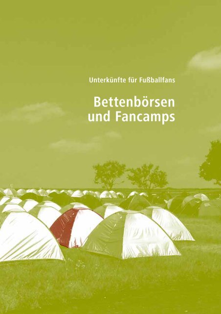 Fans willkommen Das Fan - Koordinationsstelle Fanprojekte