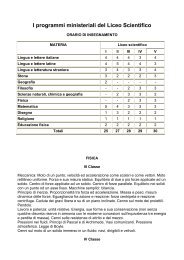 test d'ingresso di fisica itis "e. divini