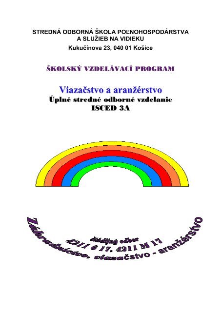 Å kVP - 4211 M 17 ZÃ¡hradnÃctvo, viazaÄ stvo a aranÅ¾Ã©rstvo, platnÃ½ od ...