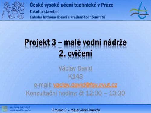 Prezentace - cviÄenÃ­ 2