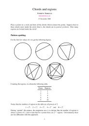 Chords and regions - Arbelos