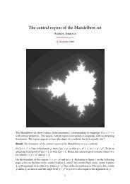 The central region of the Mandelbrot set - Arbelos