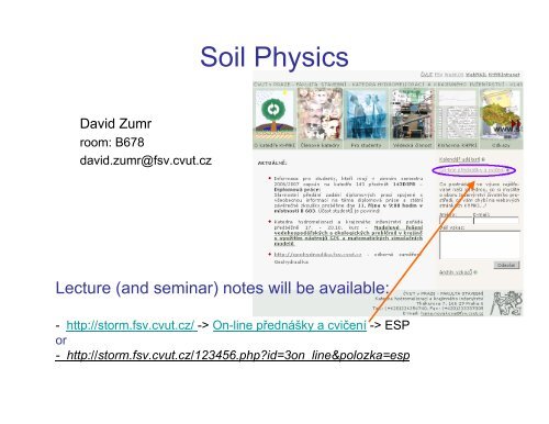 Soil Physics