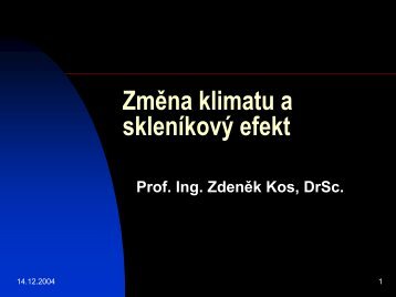 ZpracovÃ¡nÃ­ analÃ½zy dosavadnÃ­ch poznatkÅ¯ o vlivu VltavskÃ© kaskÃ¡dy ...