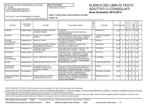 meccanica 2013-14 - ITIS E. Divini