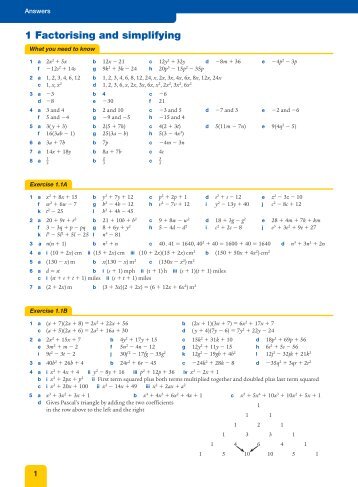 Maths in Action National 5 Student Book Answers - Nelson Thornes