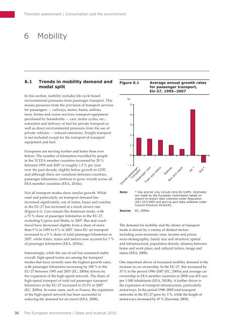 Consumption and the environment (SOER2010) - European ...