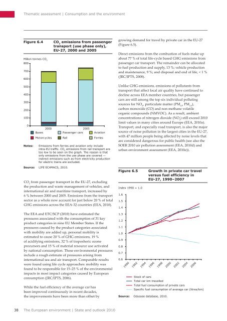 Consumption and the environment (SOER2010) - European ...