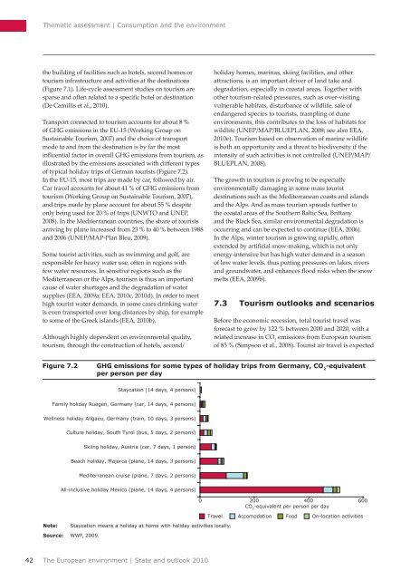 Consumption and the environment (SOER2010) - European ...