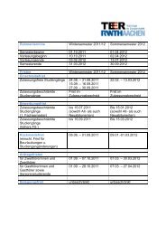 Rahmentermine Wintersemester 2011/12 Sommersemester 2012 ...