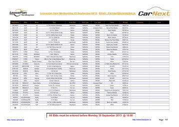 Cadenza Document - CarNext