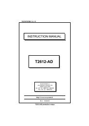 T2612-AD Instruction Manual