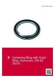 Centering Ring with Outer Ring, Aluminum, DN 63 ... - Pfeiffer Vacuum