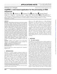 BIOINFORMATICS APPLICATIONS NOTE