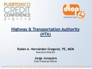 Puerto Rico Highways and Transportation Authority - Government ...