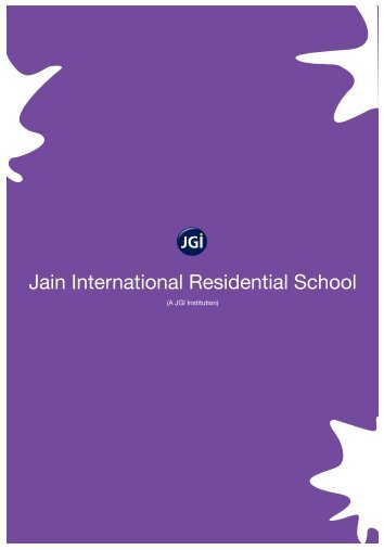 Application Form - Jain International Residential School