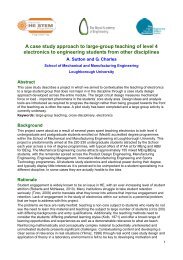 A case study approach to large-group teaching of level 4 electronics ...